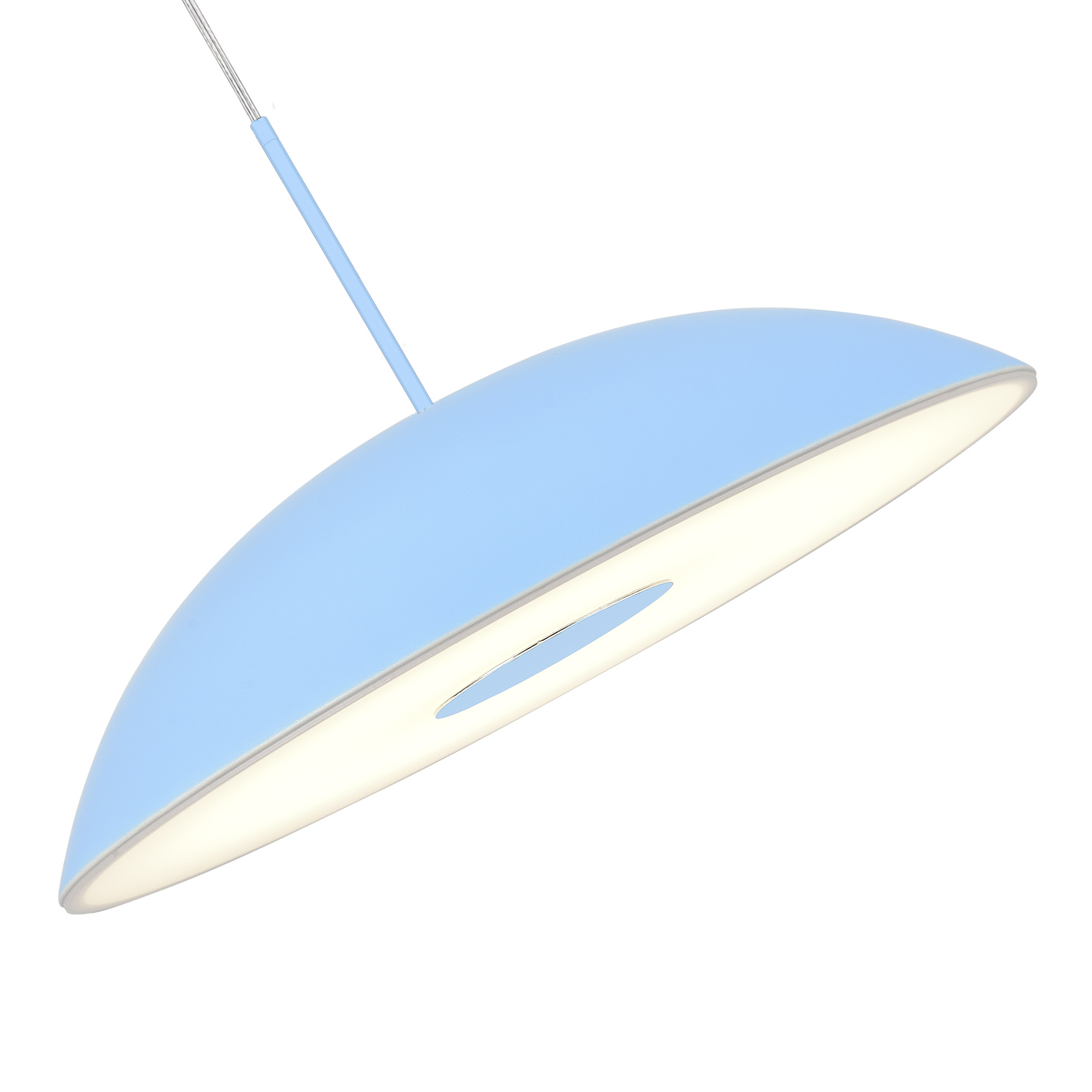 SL6128.703.01 Светильник подвесной ST-Luce Голубой/Голубой LED 1*24W 3000K ЛИДИА