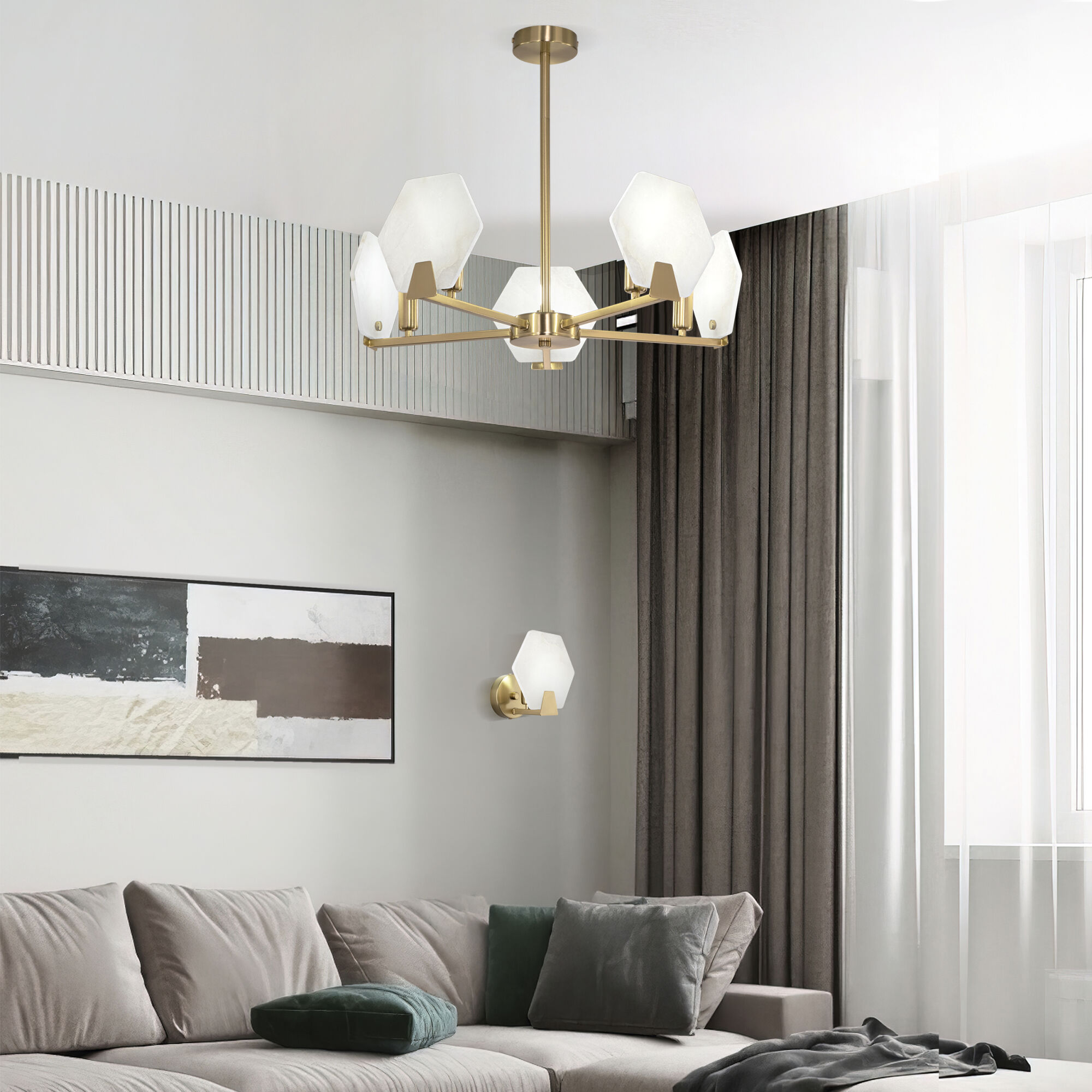  Eurosvet 60158/1/ настенный светильник/ латунь