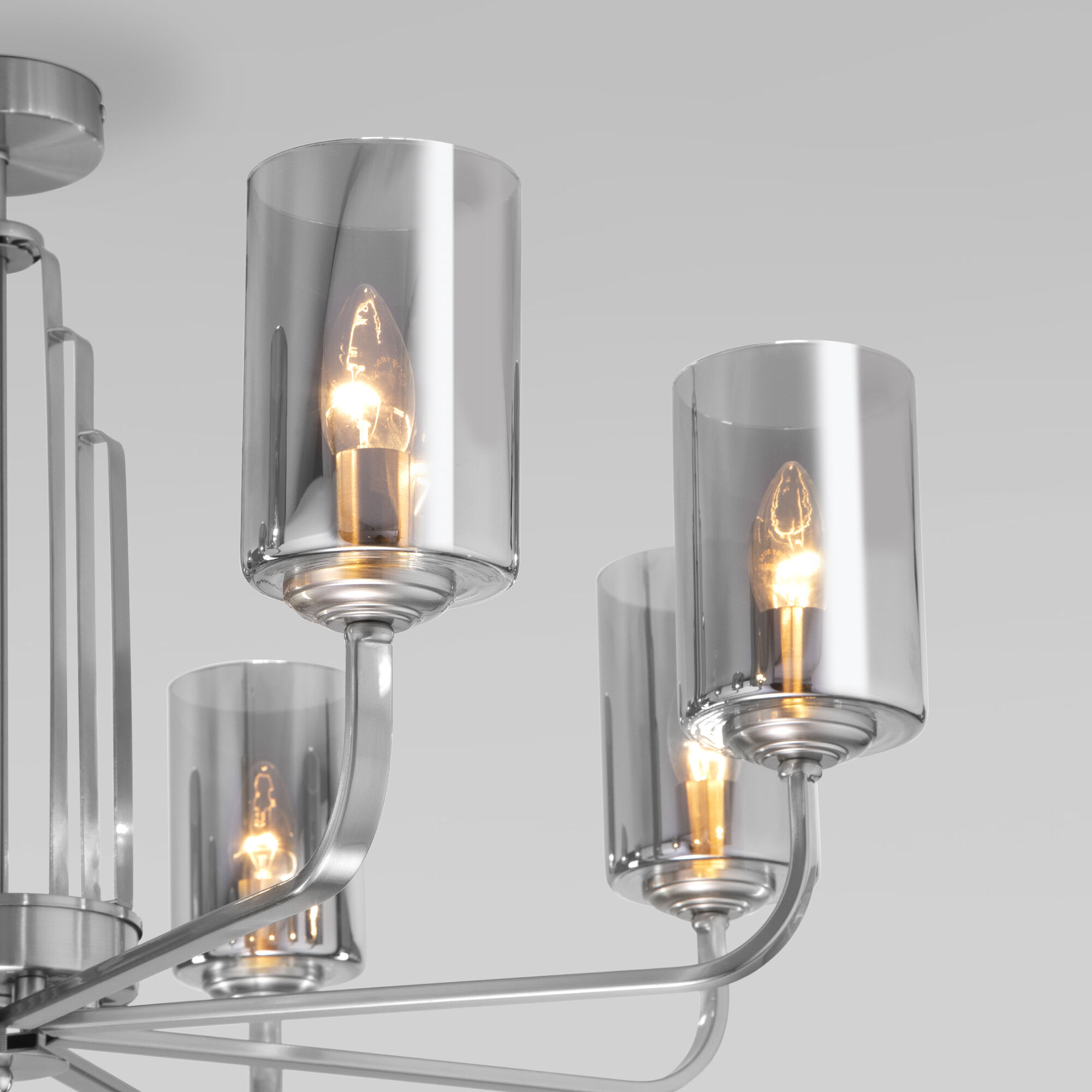 Потолочный светильник Eurosvet 60138/8 сатин-никель