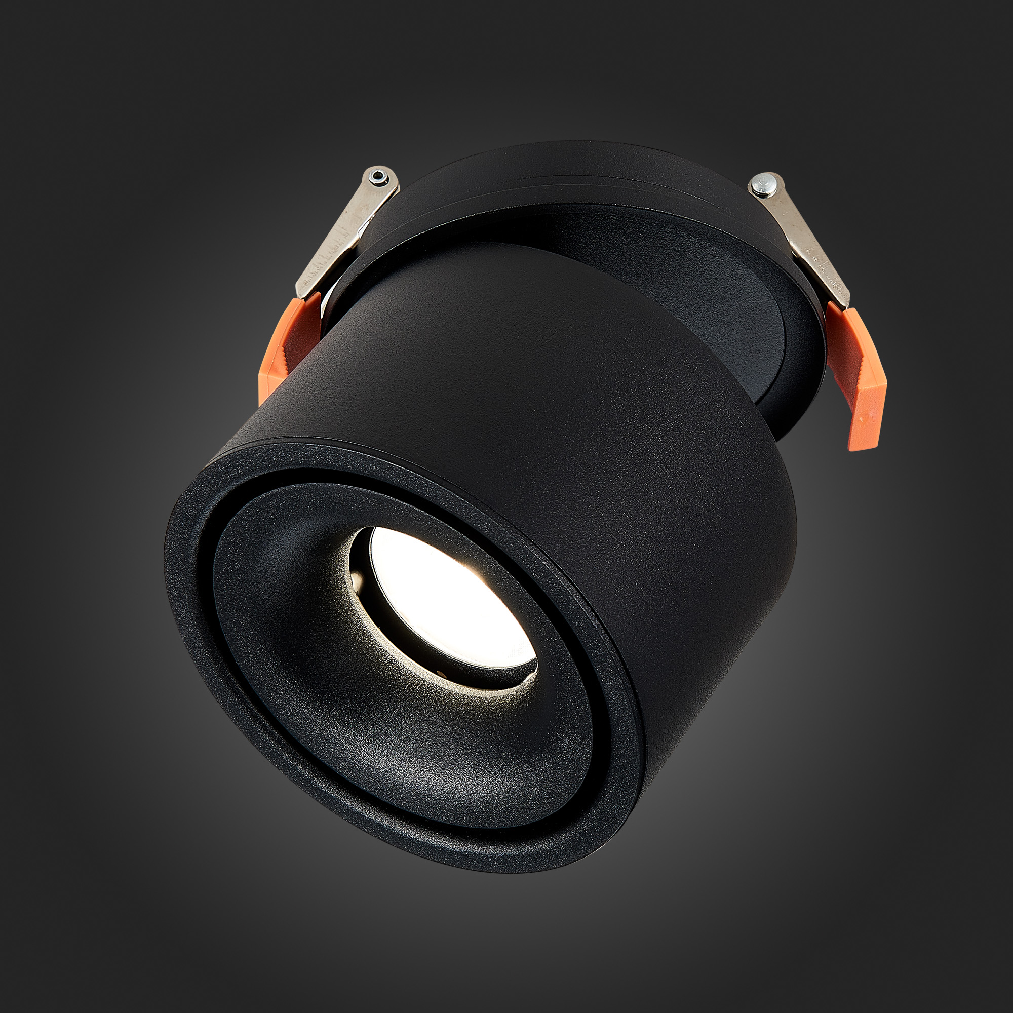 ST652.438.12 Св-к встр. Черный LED 1*12W 3000K 1 000Lm Ra&gt;90 36° IP20 D100xH105 170-240VV Встраиваемые светильники