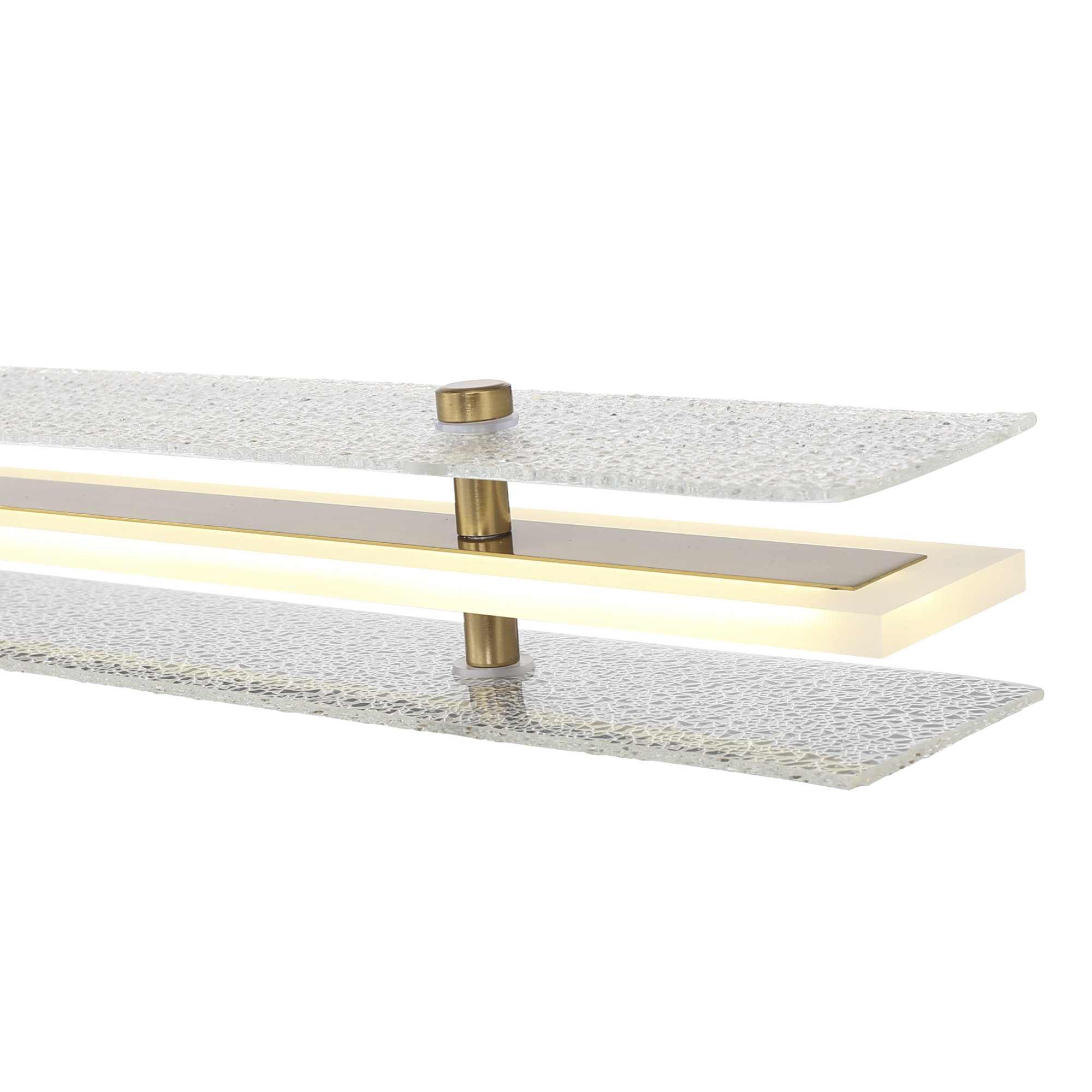 SL6245.223.01 Светильник подвесной ST-Luce золотистый/Прозрачный LED 1*30W 4000K ФЭГИ