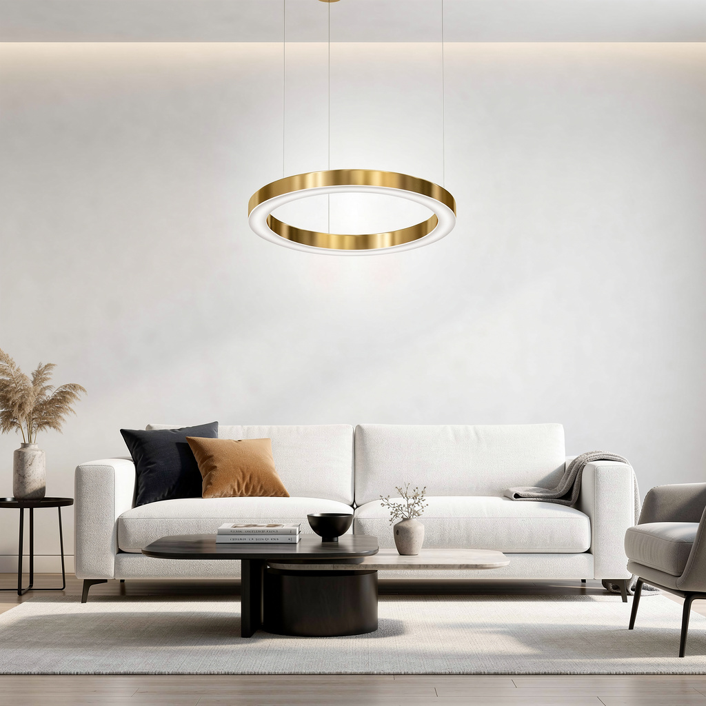 Подвесная люстра Light Ring Horizontal D120 Золотой 177925-22