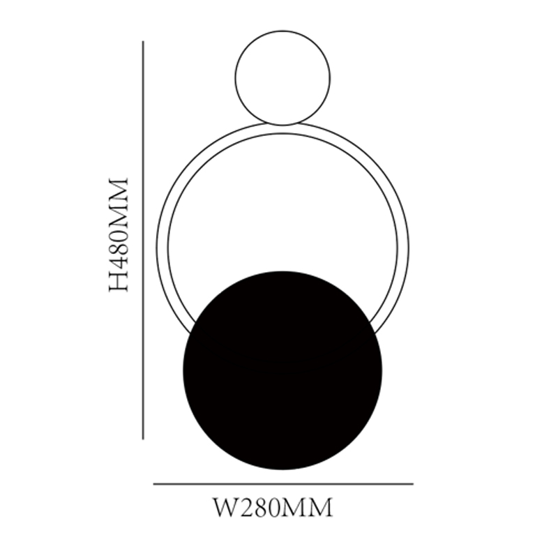 Настенный светильник LEX Ring 133215-22