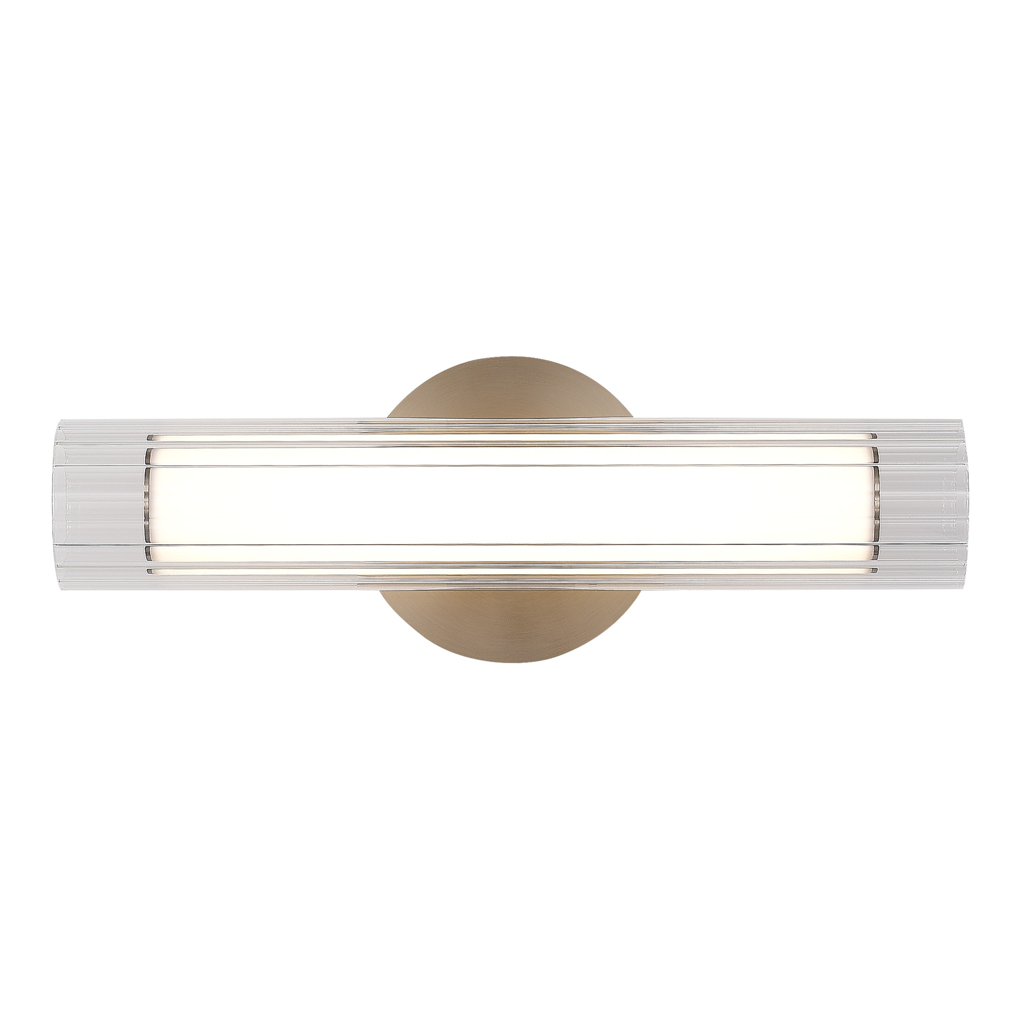 SL2010.121.01 Светильник настенный ST-Luce Никель/Белый, Прозрачный LED 1*7W 3000K/4000K ЭНФИС
