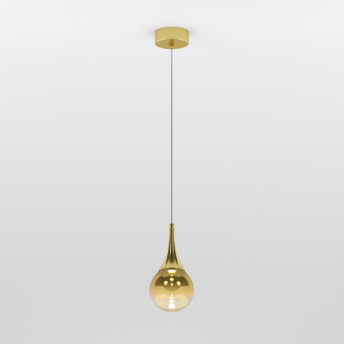  Eurosvet 50256/1 LED/ подвесной светильник/ золото