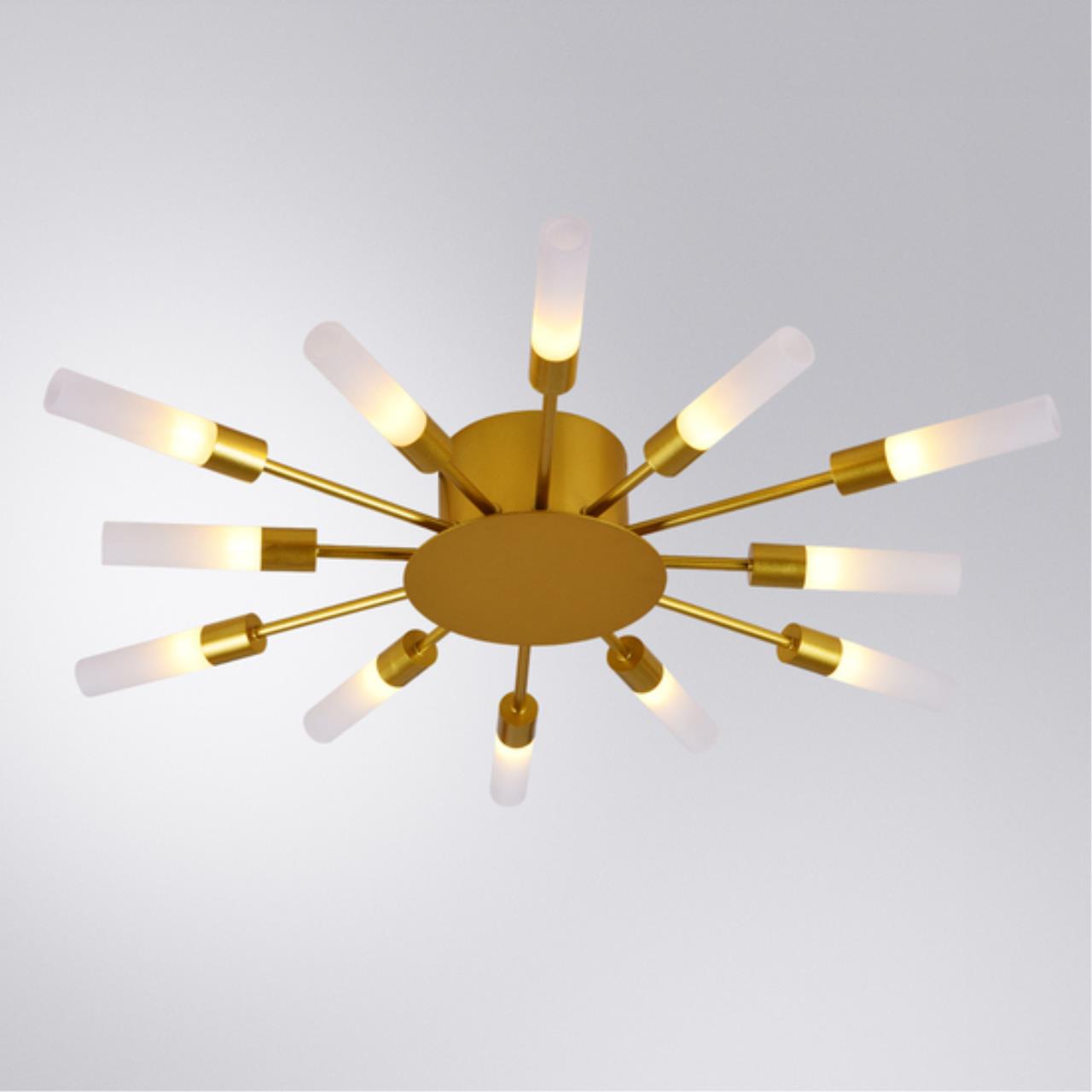 Потолочная люстра Arte lamp A1276PL-12GO СВЕТИЛЬНИК ПОТОЛОЧНЫЙ
