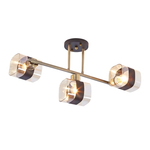 Потолочный светильник Escada 654/3PL E27*60W Gold/Black
