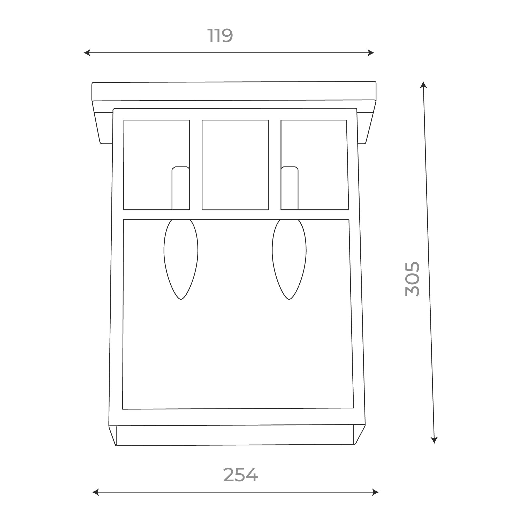 SL079.401.02 Светильник уличный настенный ST-Luce Темный кофе/Прозрачное кракелированное стекло E14 GLAZGO