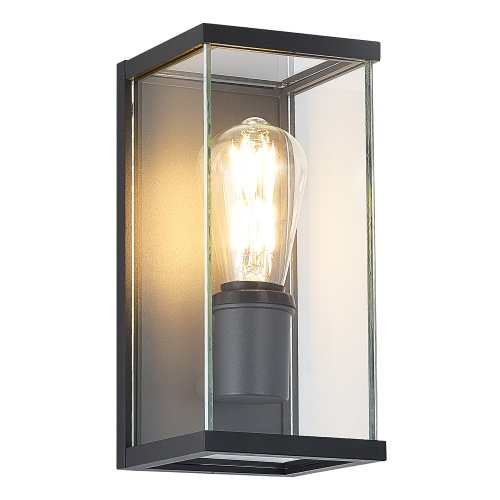 SL9019.701.01 Светильник настенный ST-Luce темно-серый E27 1*15W GROSS