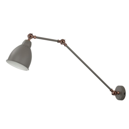 Бра Arte lamp A2055AP-1GY СВЕТИЛЬНИК НАСТЕННЫЙ