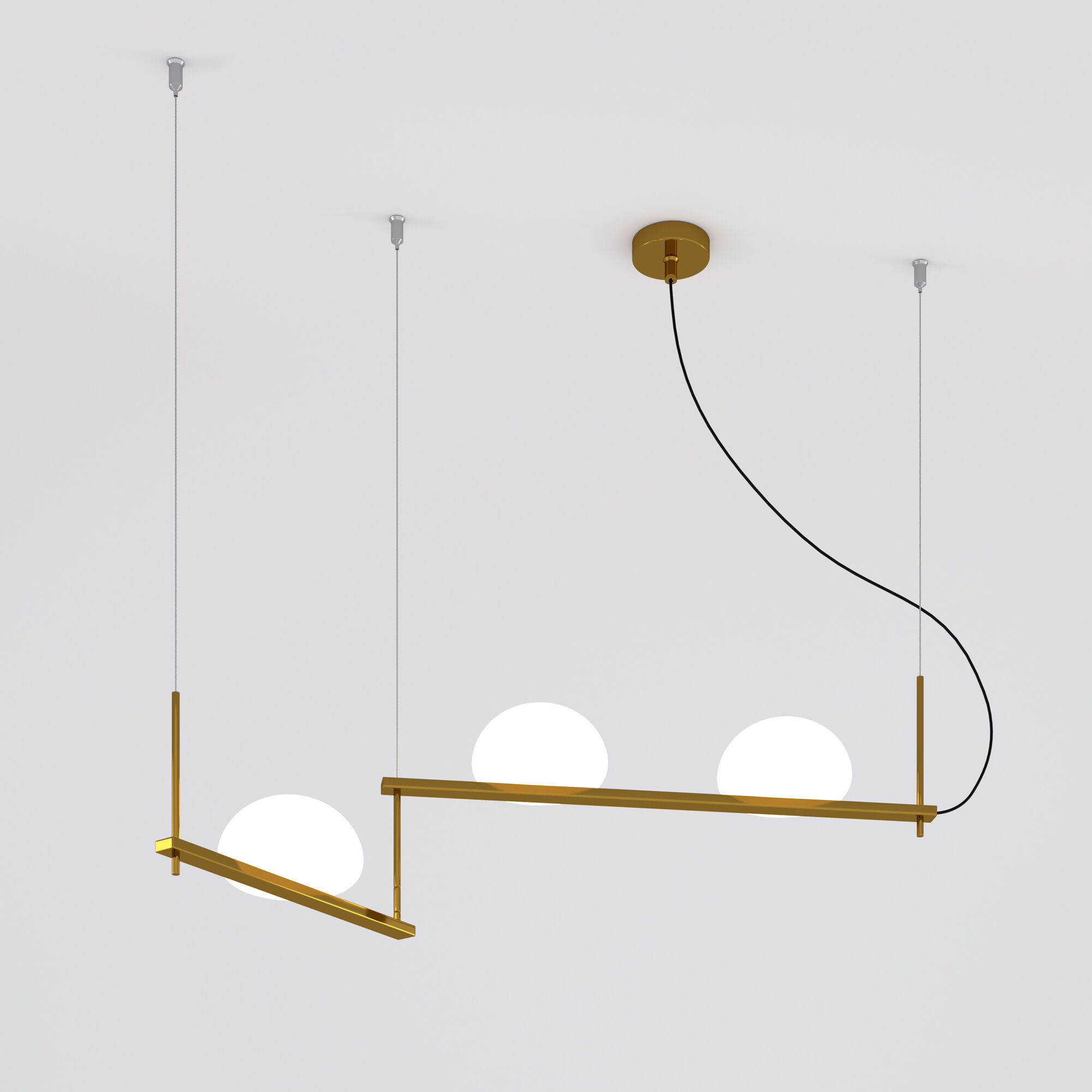 Подвесной светильник Eurosvet 70145/3 латунь