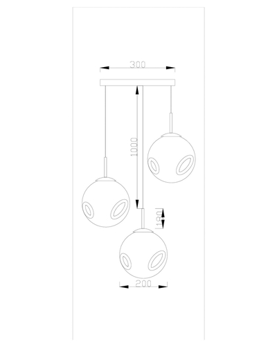 Подвесной светильник Moderli V2101-P Amo 3*E27*60W