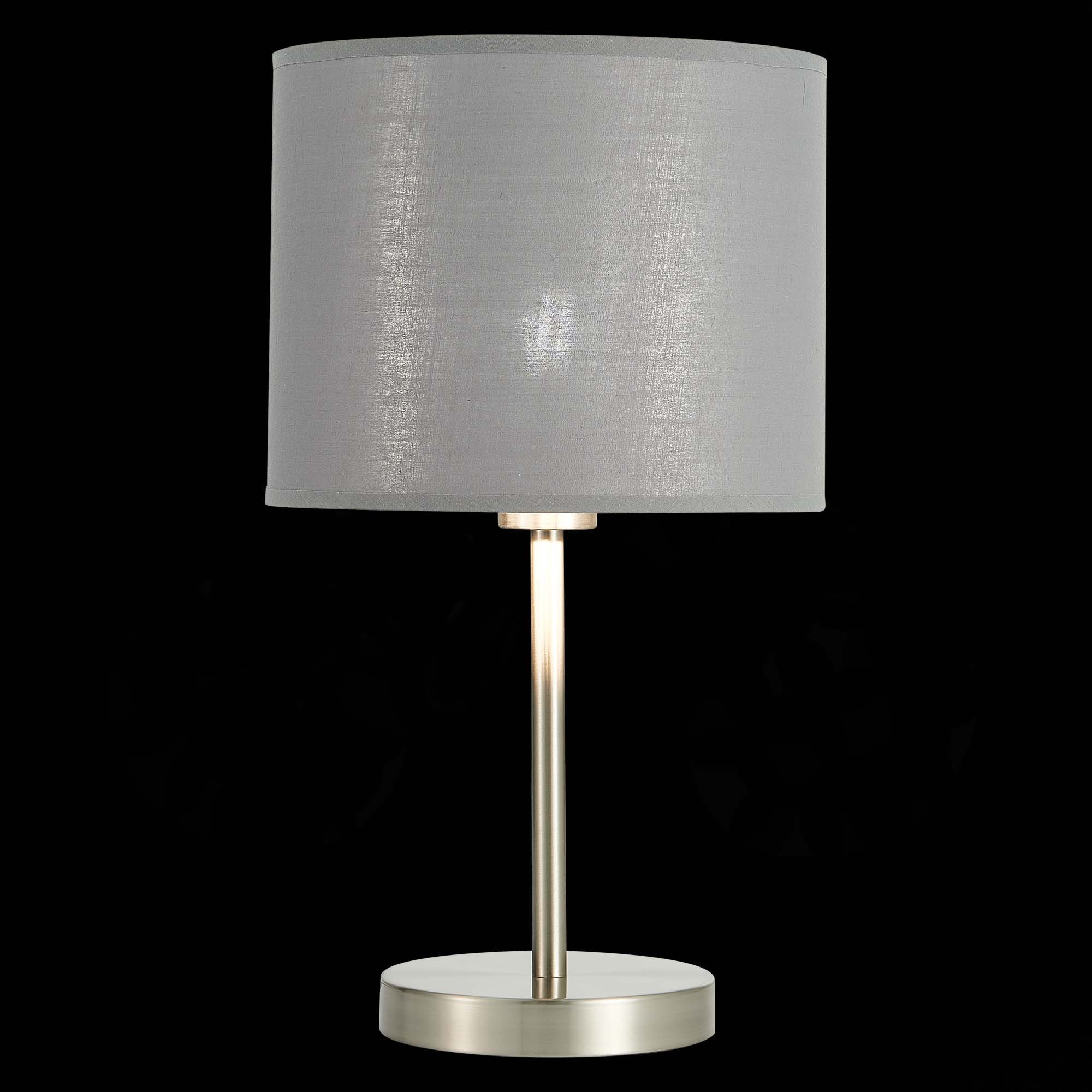 SLE300514-01 Прикроватная лампа Никель/Серый, Серебристый E27 1*40W BRESCIA
