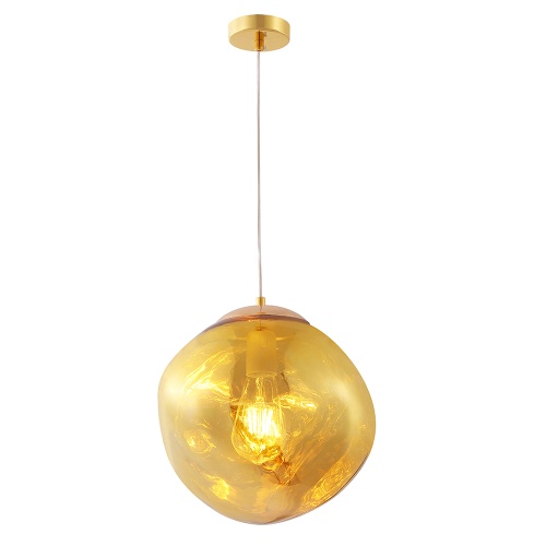Светильник подвесной Crystal Lux MALAGA SP1 D280 GOLD