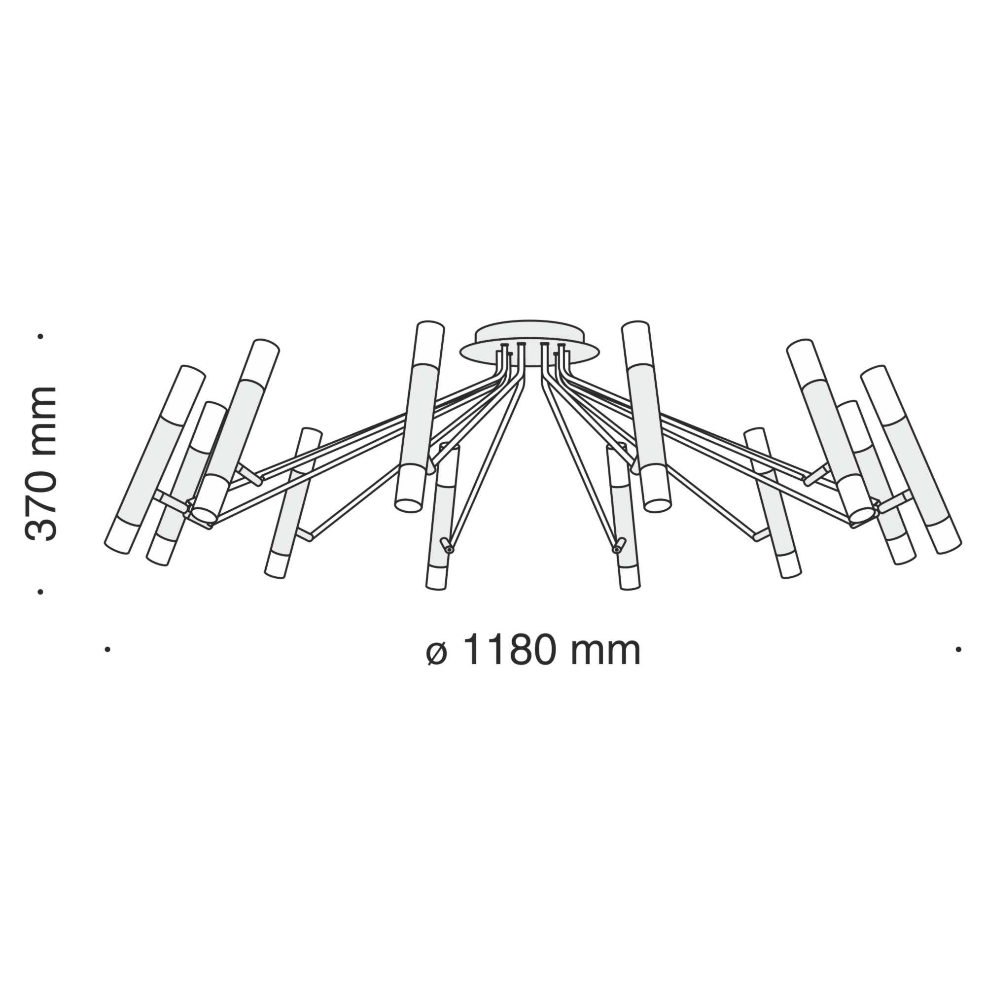 Потолочный светильник Maytoni MOD620CL-24B