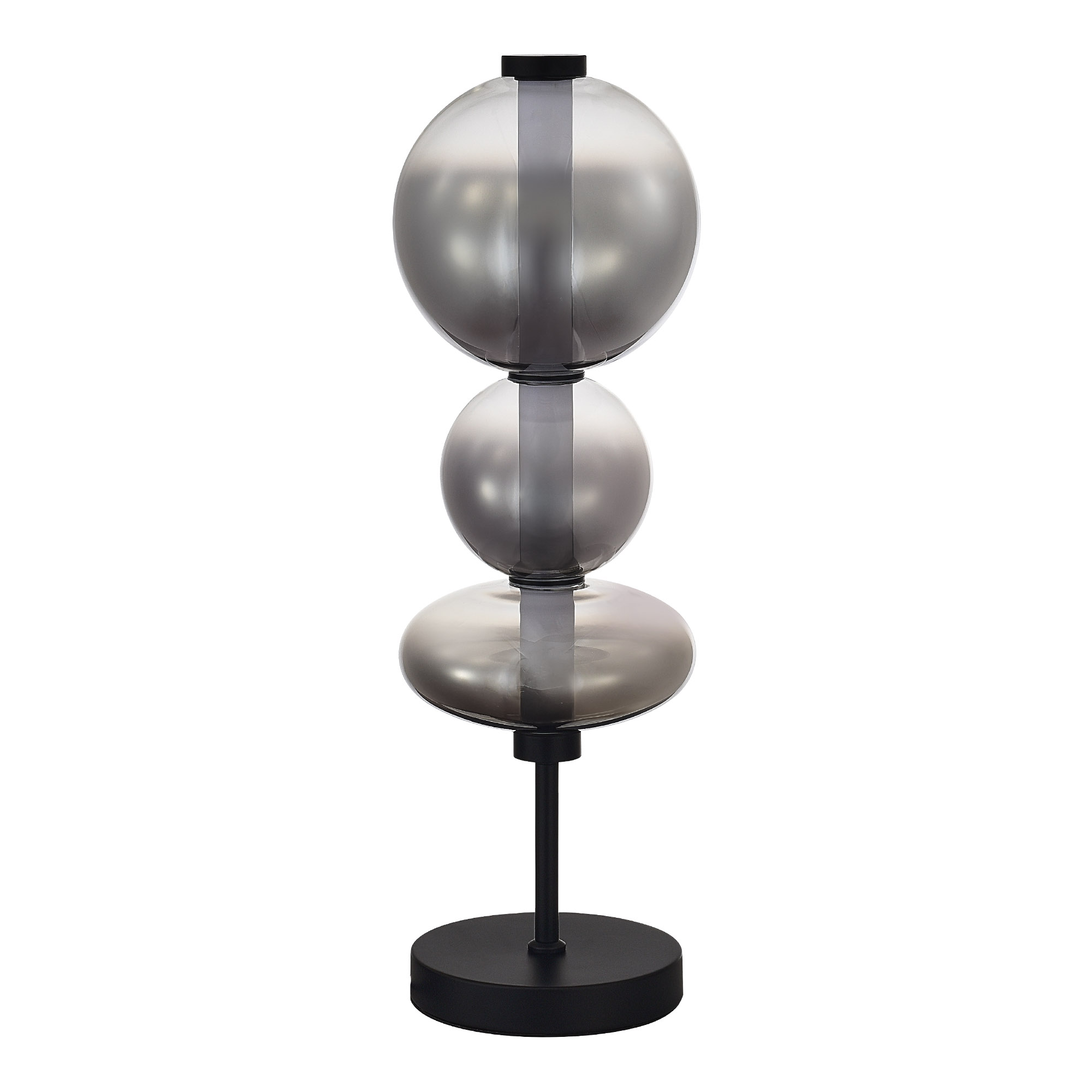 SL6119.404.18 Прикроватная лампа ST-Luce Черный/Дымчато-Серый LED 1*18W 3000K PERLINA