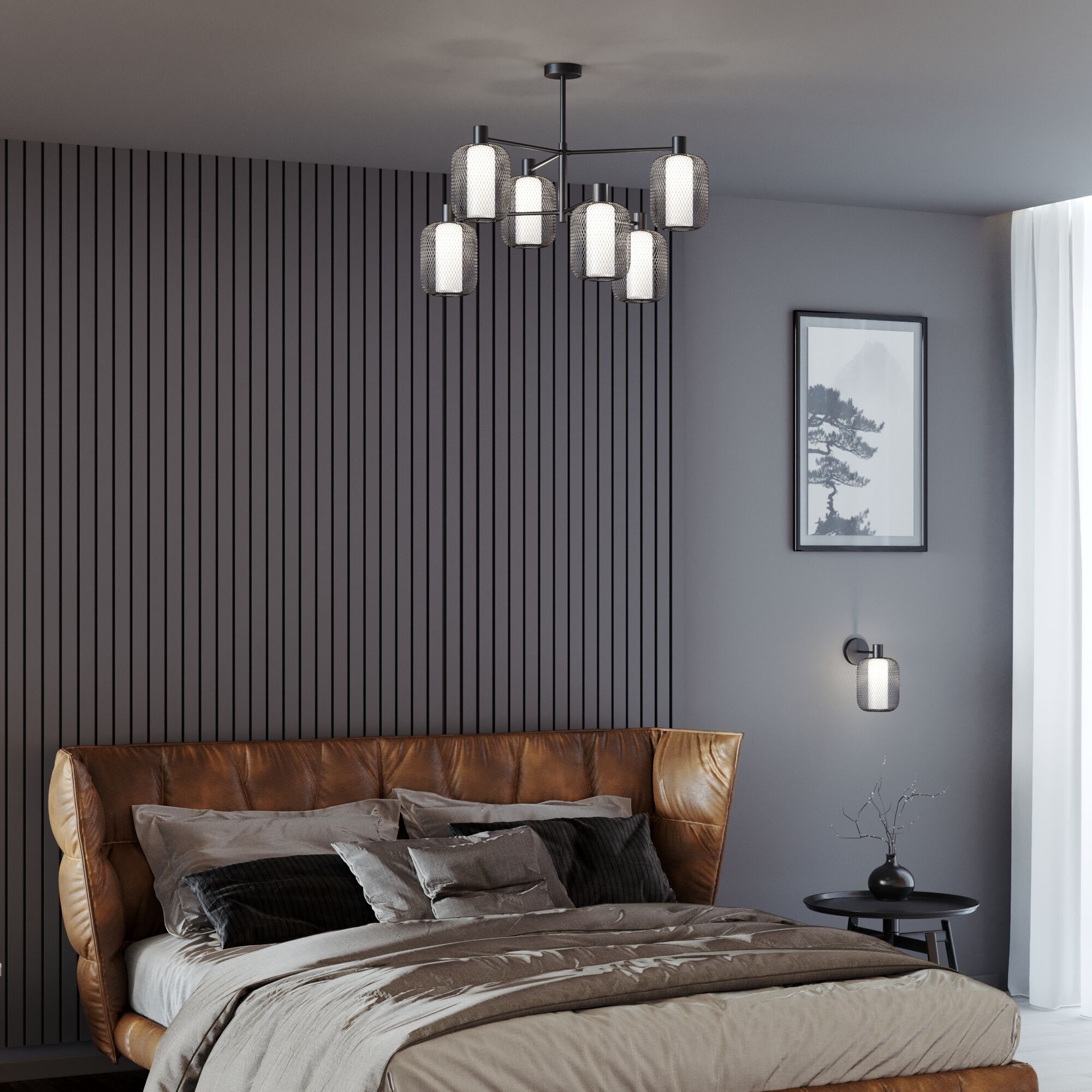  Eurosvet 30191/6  потолочный светильник черный