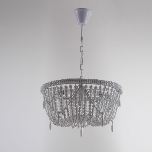 Люстра Rh Anselme White Wood Weathered Chandelier от Imperiumloft 84574-22