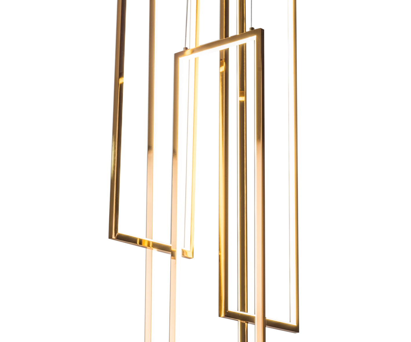 Люстра Kink Light каскадная Алони латунь 08459-4A,36