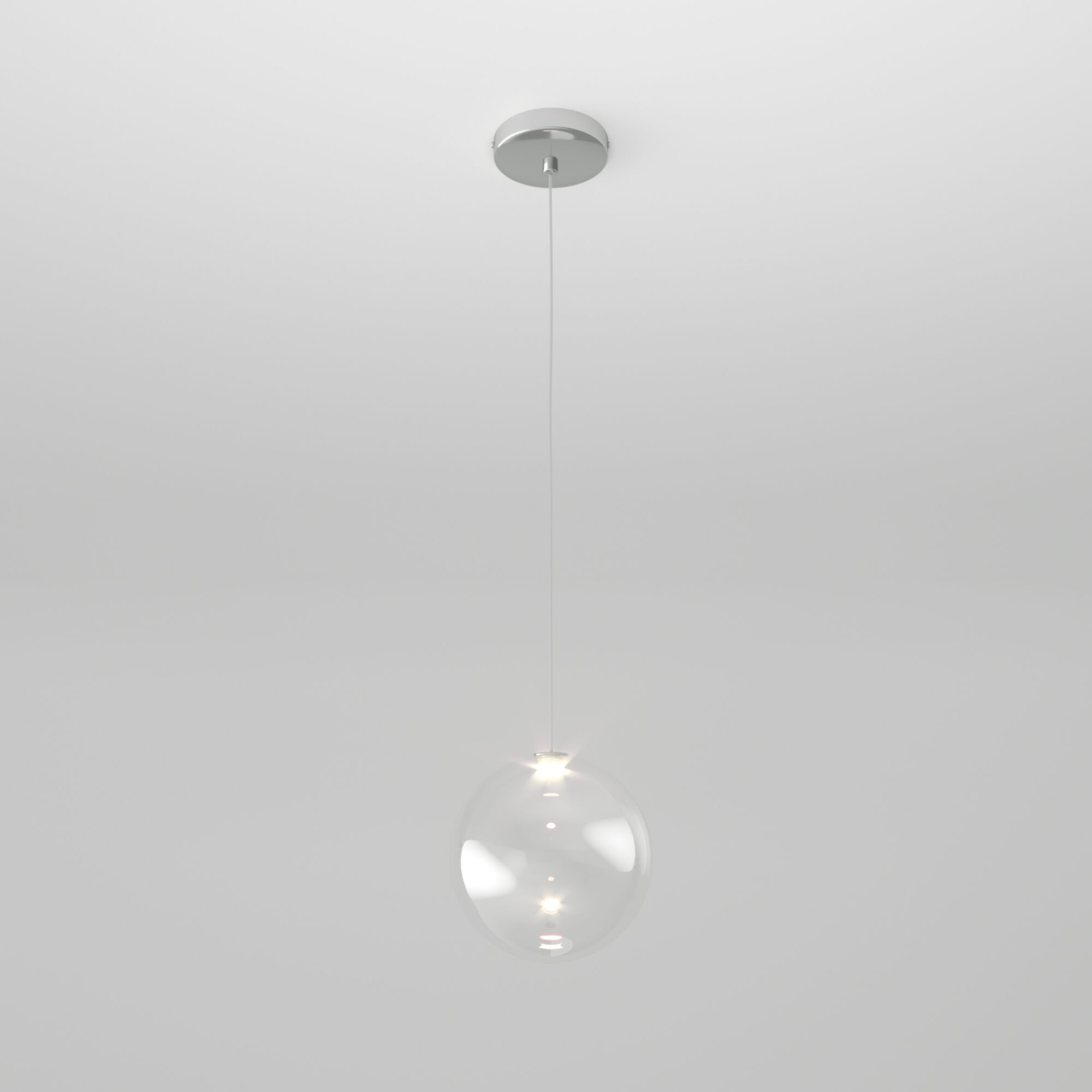 Подвесной светильник Eurosvet 50231/1 LED прозрачный