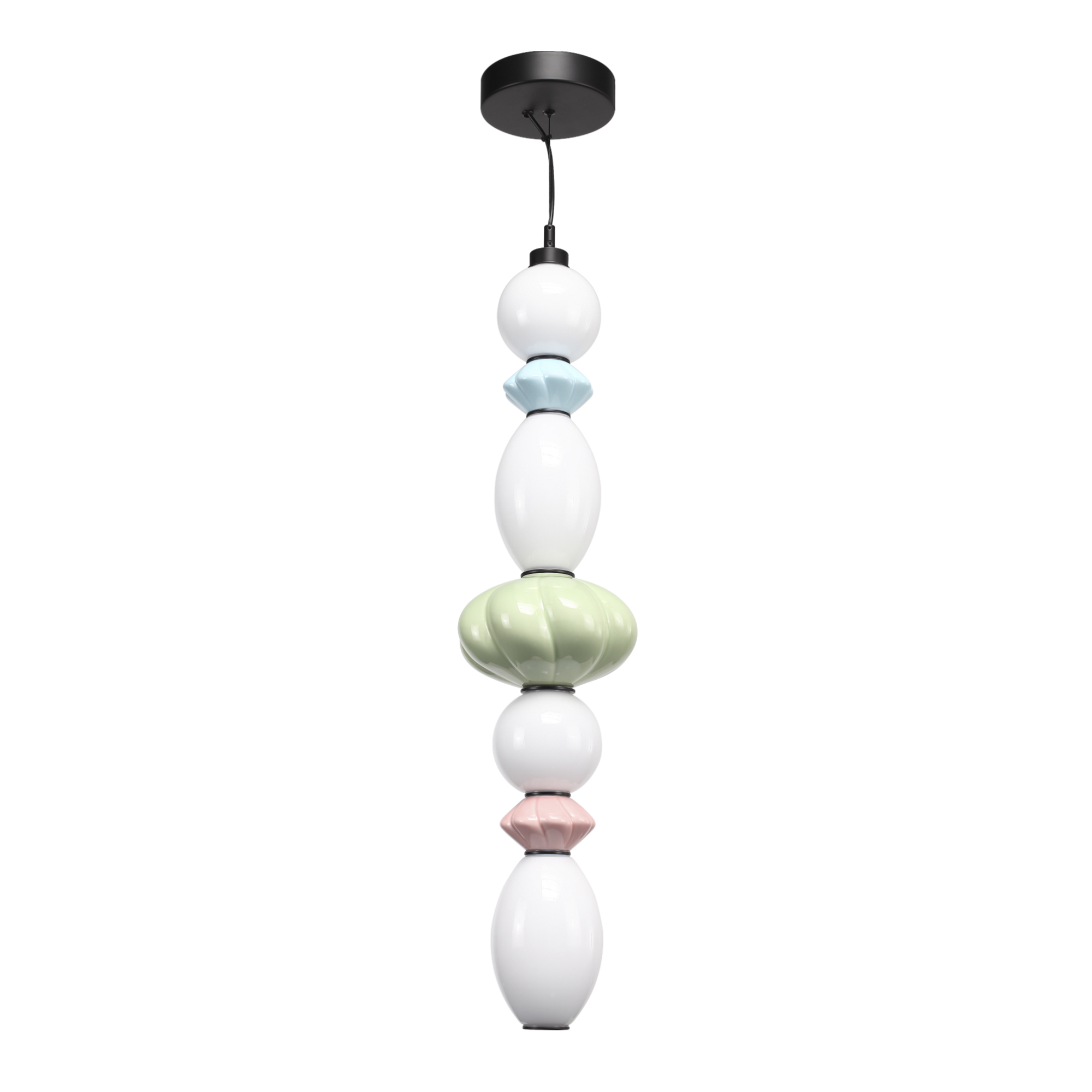 SL6134.453.01 Светильник подвесной ST-Luce черный/зеленый, розовый, синий, опаловый LED 1*32W 3000K FLORENTINI