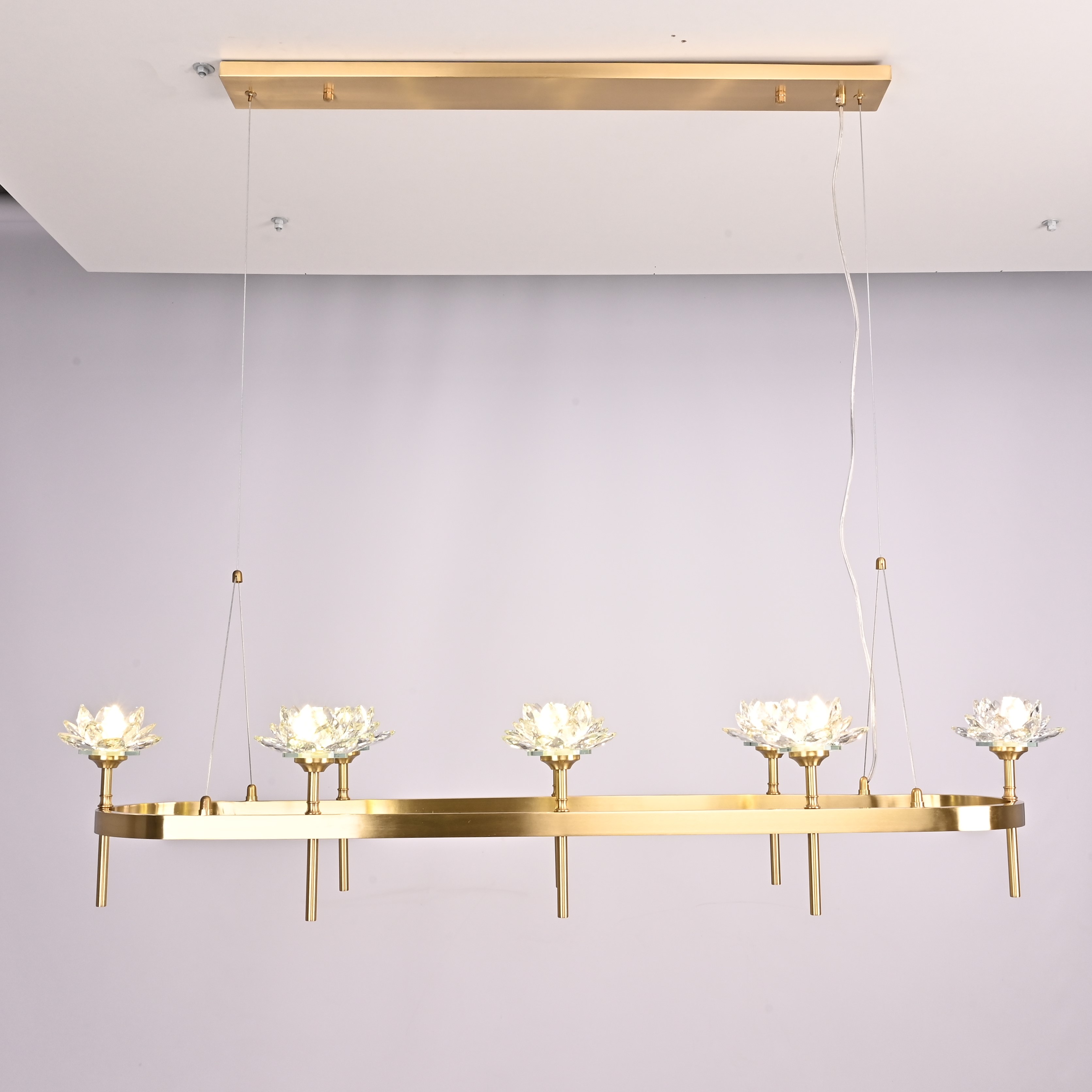 Подвесная Люстра Lotos Long 8 от Imperiumloft 140839-26
