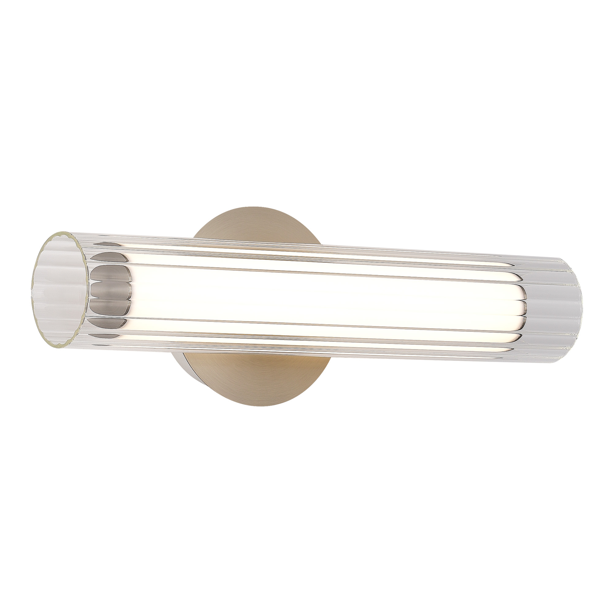 SL2010.121.01 Светильник настенный ST-Luce Никель/Белый, Прозрачный LED 1*7W 3000K/4000K ЭНФИС