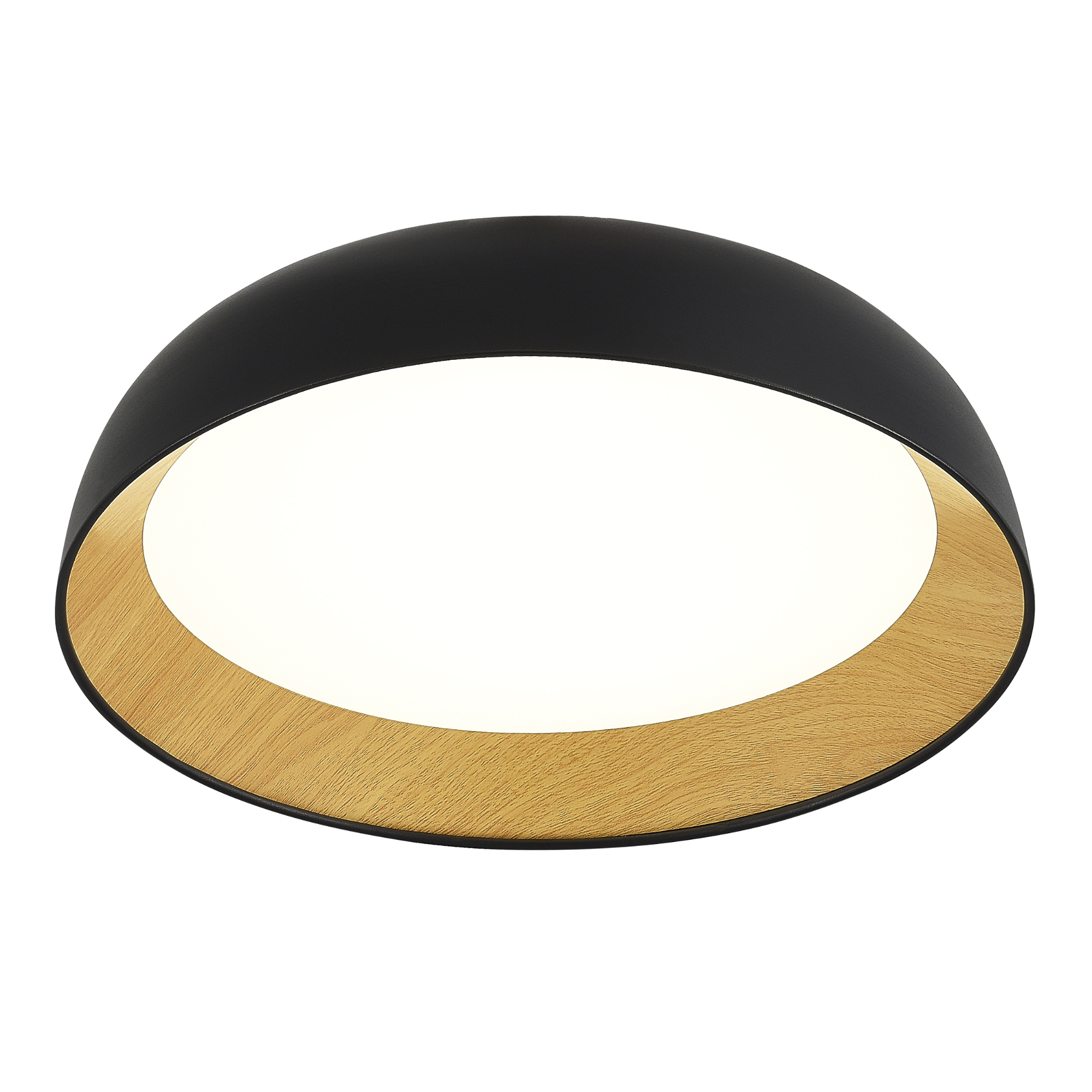 SLE1812-402-01 Светильник потолочный Черный, Древесный/белая LED 1*36W 4000K МЬЮЗЕ