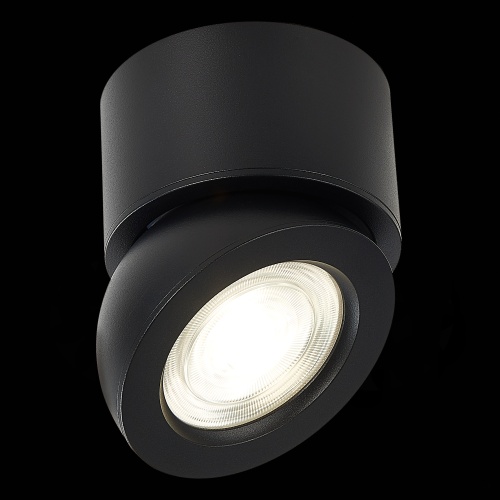 ST654.432.10 Светильник потолочный Черный LED 1*10W 3000K 850Lm Ra&gt;90 38° IP20 D95xH96 180-240V Накладные светильники