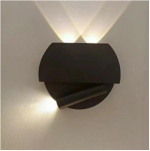 Настенный светильник LED4U L8107-3 BK