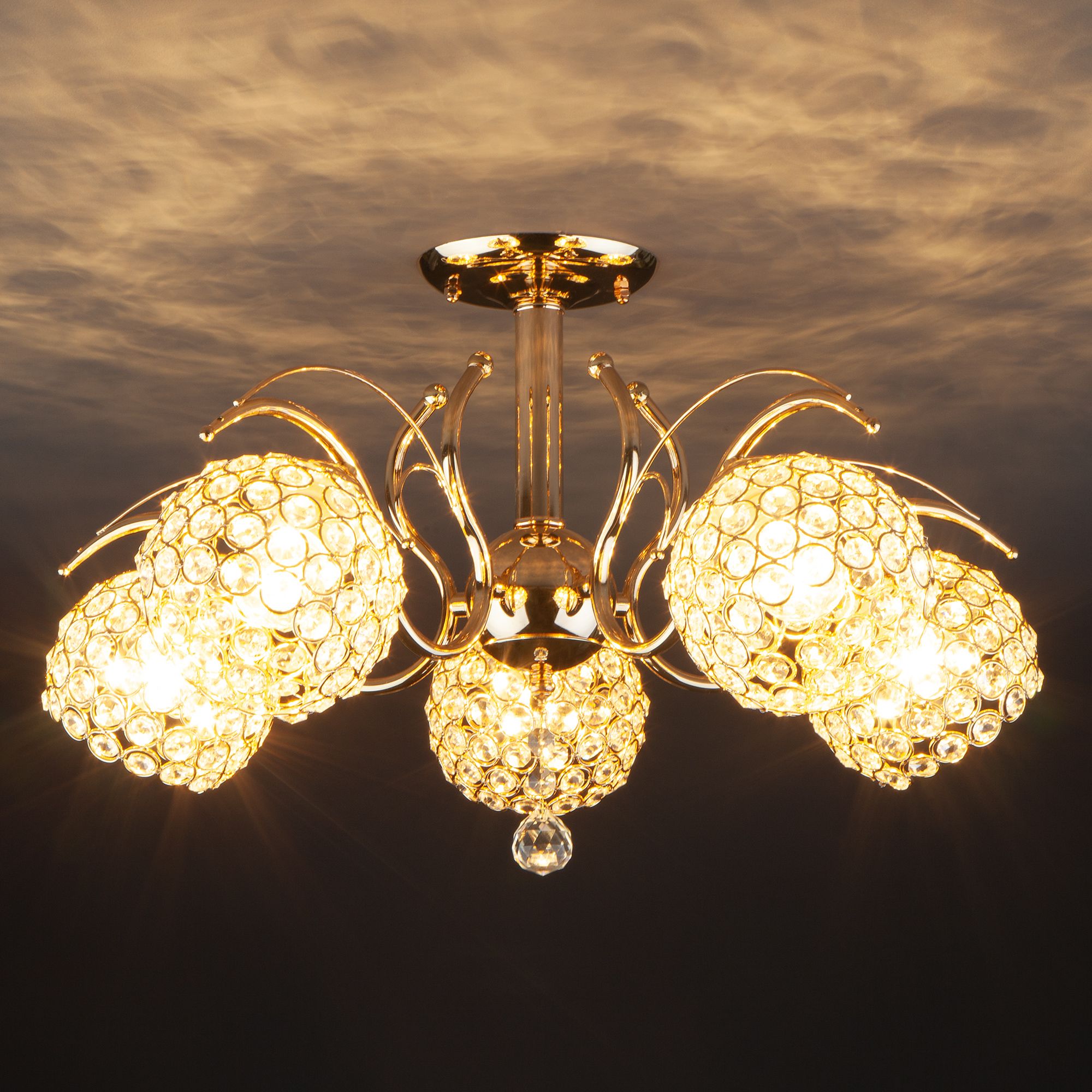 Потолочный светильник Eurosvet 7777/5 золото