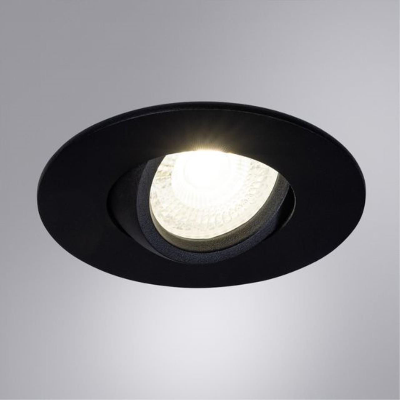 Точечный встраиваемый светильник Arte lamp A2867PL-1BK