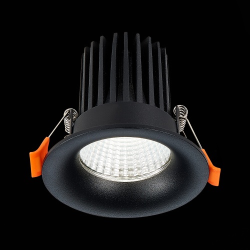 ST703.448.10 Св-к встр. Черный LED 1*10W 4000K 900Lm Ra&gt;90 38° IP20 D85xH75 170-240V Встраиваемые светильники