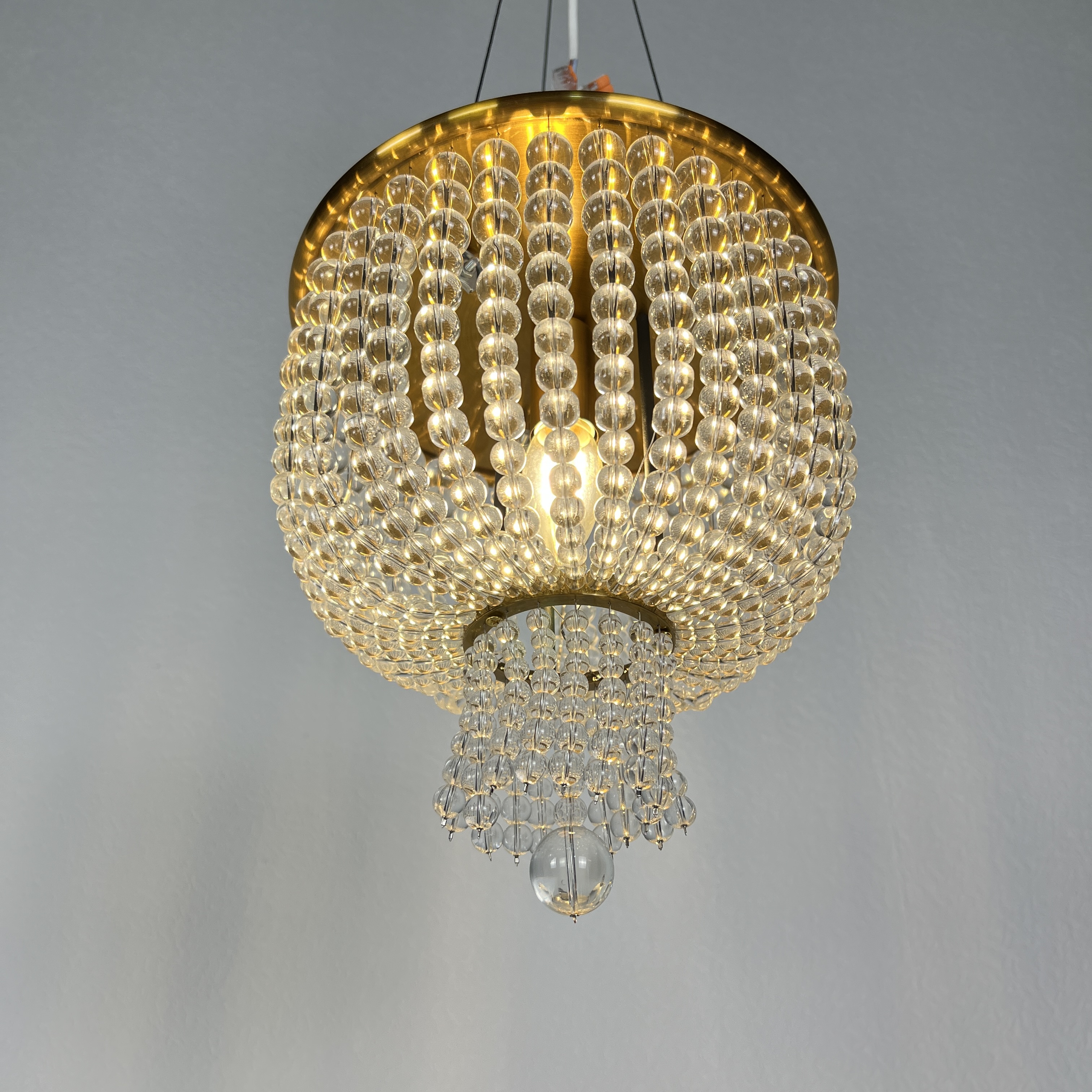 Потолочная люстра JACQUELINE WHITE SCONCE brass 186172-22