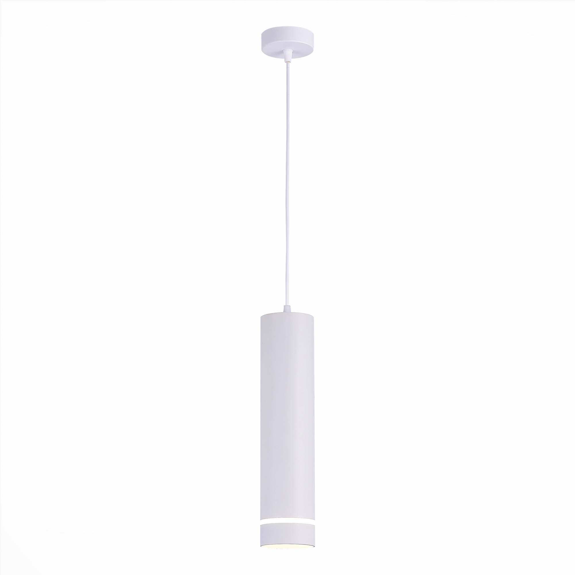 ST115.543.12 Светильник подвесной Белый LED 1*12W 4000K 936Lm Ra&gt;90 120° IP20 D80xH300 165-265V Подвесные светильники
