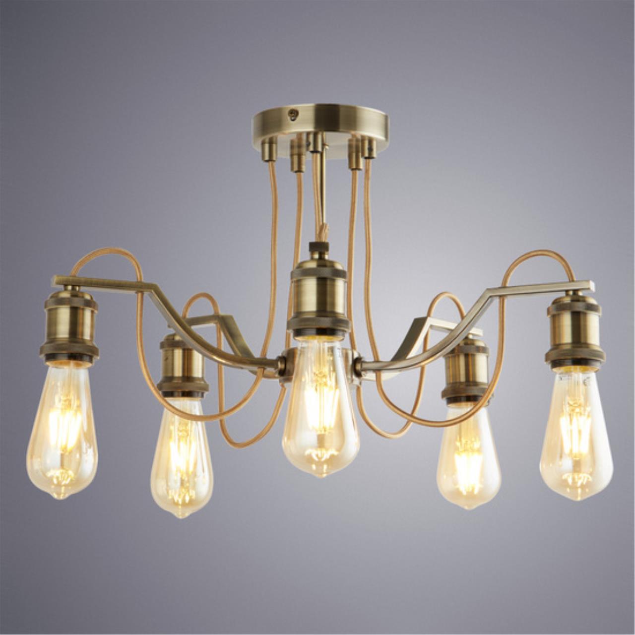 Потолочная люстра Arte lamp A2985PL-5AB СВЕТИЛЬНИК ПОТОЛОЧНЫЙ