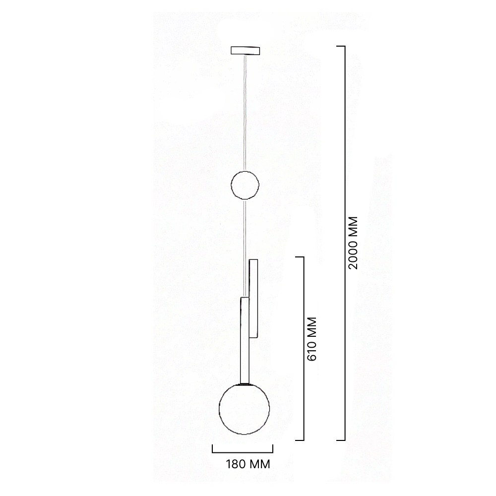Подвесной светильник PANSY D18 Gold 204539-26