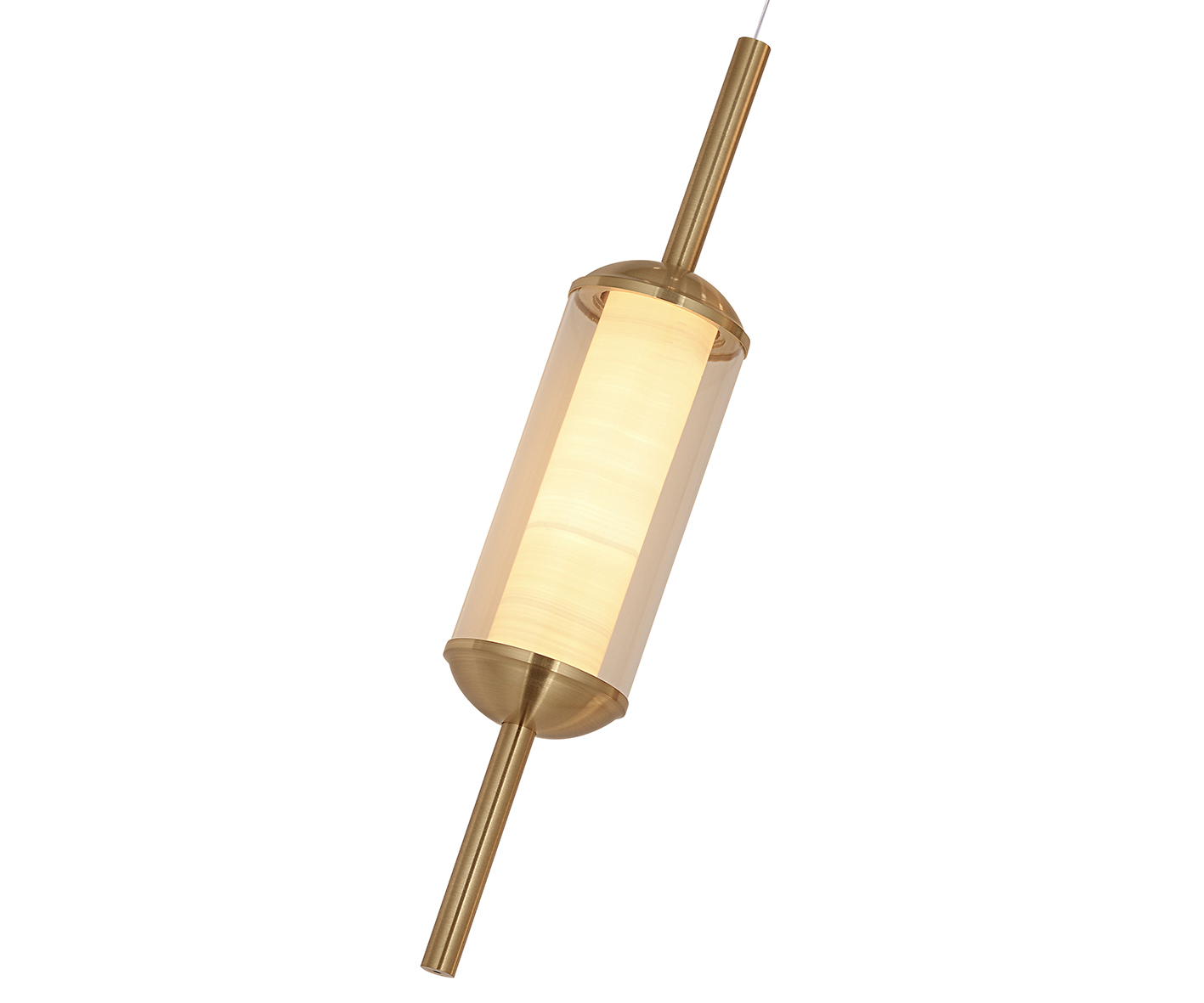 Подвес Kink Light Акари латунь Led 10W 07525-1A,36