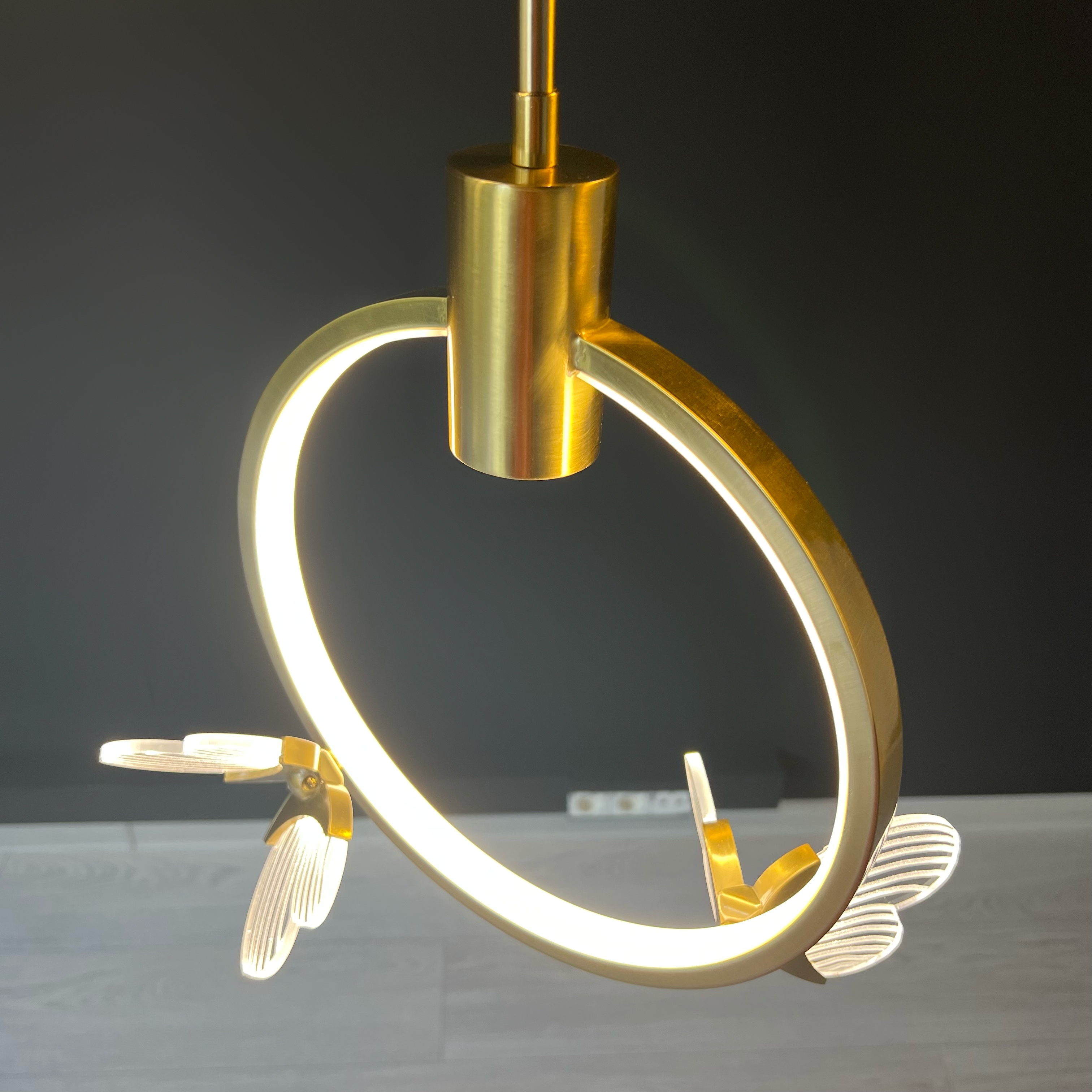 Подвесной Светильник Babetta Ring 1 L280 Brass 4000К от Imperiumloft 186736-23