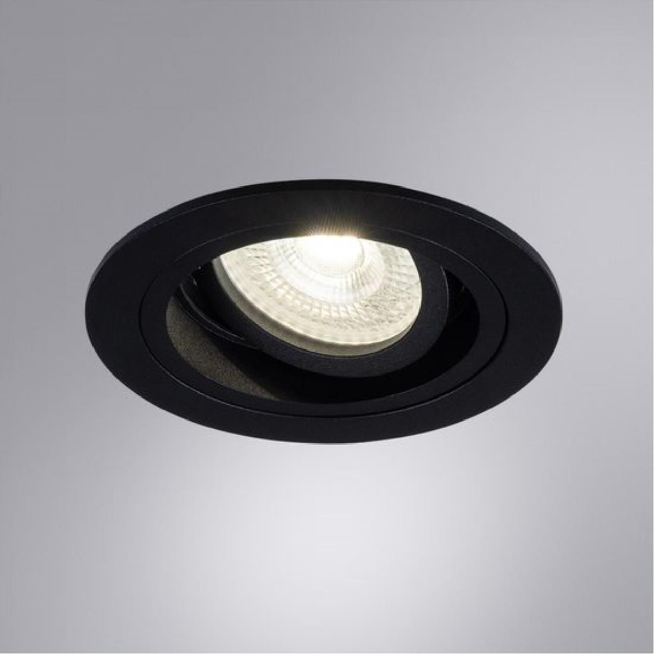 Точечный встраиваемый светильник Arte lamp A2177PL-1BK