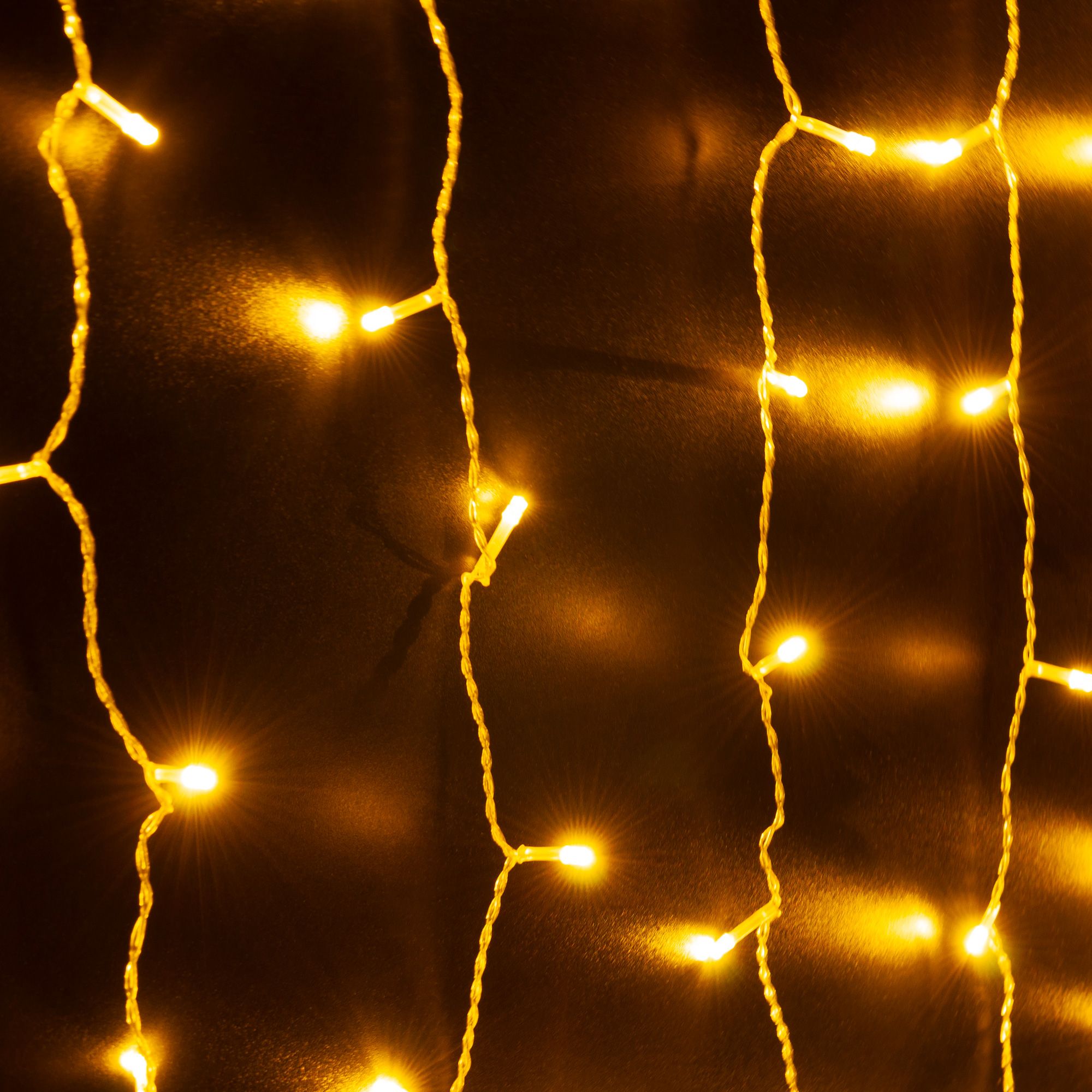 Гирлянда бытовая электрическая занавес Eurosvet 200-002 теплый белый