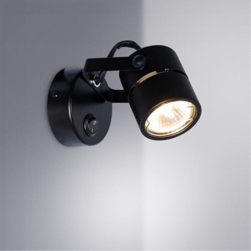 Arte lamp A1311AP-1BK СВЕТИЛЬНИК НАСТЕННЫЙ