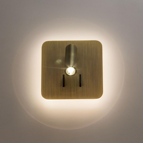 CL704423 Декарт Бронза Св-к Настенный