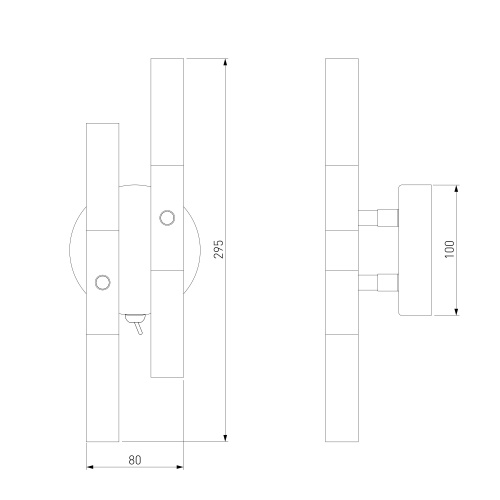 Настенный светильник Bogate's 346/4