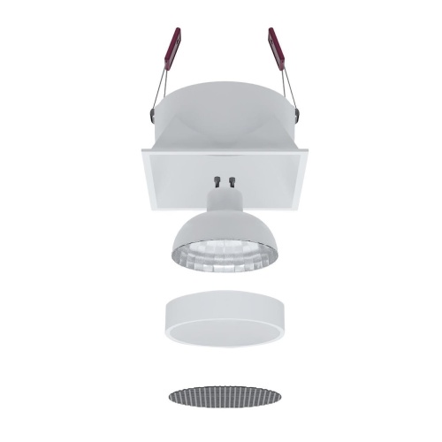 Врезной светильник Favourite 4520-1C, врезной светильник, D93xH45, cutout:D83, 1xGU10x35W, IP20, excluded