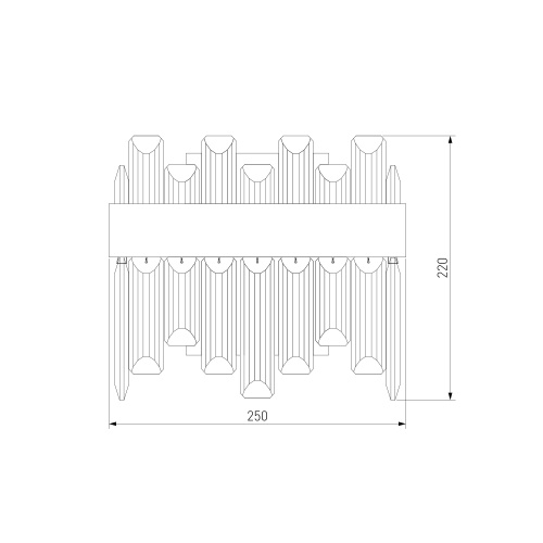 Настенный светильник Bogate's 418/1