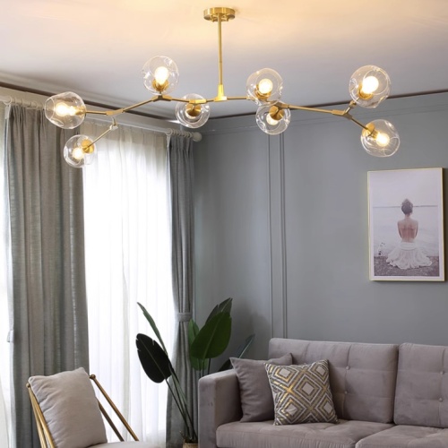 Люстра Адель Branching Bubble Chandelier L7 Black Amber от Imperiumloft 239858-22