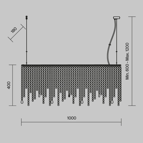 Подвесной светильник Maytoni DIA002PL-05CH