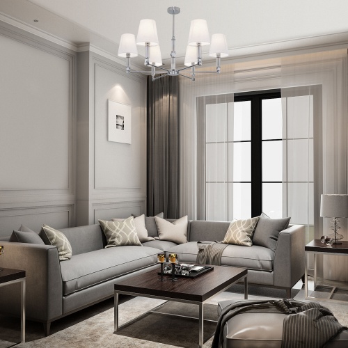 Потолочный светильник Eurosvet 60145/6 хром Smart