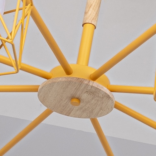 Потолочная люстра CORF B3 Yellow 8 lamps 189497-26